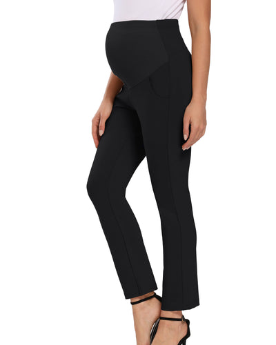 Foucome Bootcut Maternity Dress Pants