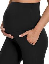Load image into Gallery viewer, Black Maternity Pants -  Detail 2