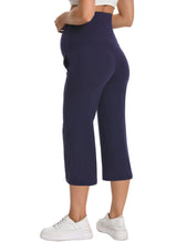 Load image into Gallery viewer, Navy Maternity Pants - Back