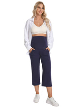 Load image into Gallery viewer, Navy Maternity Pants - Comfort Fit