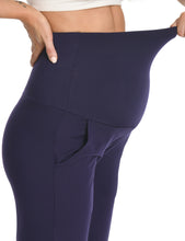 Load image into Gallery viewer, Navy Maternity Pants - Detail 1