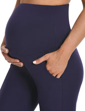 Load image into Gallery viewer, Navy Maternity Pants -  Detail 2