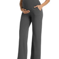 Dark_Gray_Maternity_Pants_Comfort Fit_with_Pockets