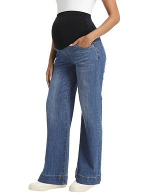 Dark_Blue_Maternity_Stretcht_jeans_side_view
