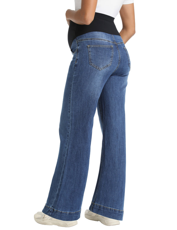 Dark_Blue_Maternity_Comfort_Stretch_jeans_back
