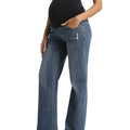 Vintage_Blue_Maternity_Jeans_Side_View