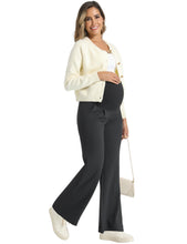 Load image into Gallery viewer, Black Maternity Pants - Comfort Fit