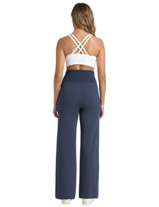 Navy Maternity Pants - Back