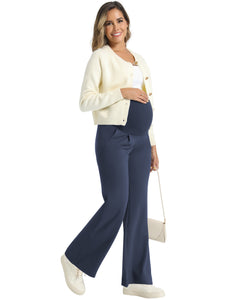 Navy Maternity Pants - Comfort Fit