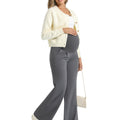 Dark_Gray_Maternity_Pants_Comfort_Fit