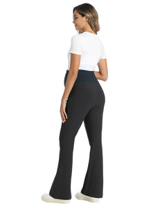 Black Maternity Pants - Back