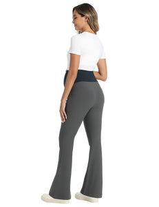 Gray Maternity Pants - Back