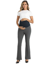 Load image into Gallery viewer, Gray Maternity Pants - Comfort Fit