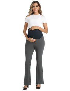 Gray Maternity Pants - Comfort Fit
