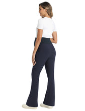 Load image into Gallery viewer, Navy Maternity Pants - Back