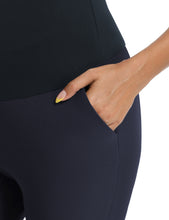 Load image into Gallery viewer, Navy Maternity Pants -  Detail 2