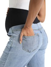 Load image into Gallery viewer, Light blue Maternity Pants - Back 1