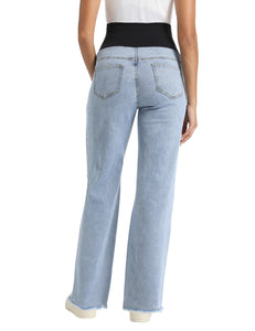 Light blue Maternity Pants - Back 1