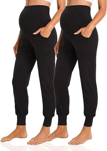 2-Pcs | Women's Maternity Pants| Jogger  Sweatpants