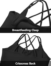 Load image into Gallery viewer, Breastfeeding Nursing Tank Tops  with Built in Bra