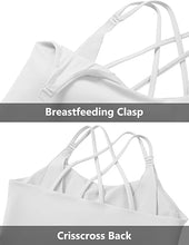 Load image into Gallery viewer, Breastfeeding Nursing Tank Tops  with Built in Bra