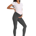 Dark_Gray_Maternity_Leggings_comfort_fit