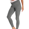 Melange_Gray_Maternity_Leggings_Low_Rise