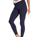 Navy_Maternity_Leggings_V_Shape_Low_Rise_Design