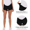 Black_foucome_ripped_denim_shorts_for_moms_detail