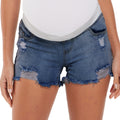 Blue_foucome_ripped_denim_shorts_for_moms_front_View2