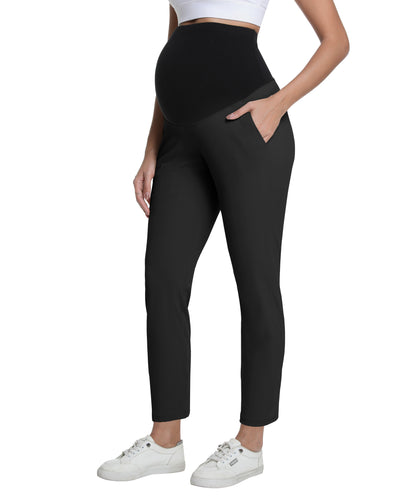 Foucome Maternity Pants with Full Belly Support