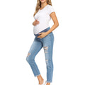Light_Blue_Maternity_Jeans_Pant_comfort_fit_front