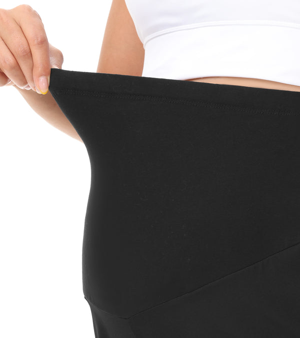 Black_Maternity_Pants_high_waist_support_belly