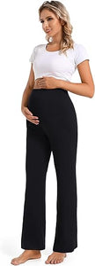 Wide Leg Pockets Cozy Maternity Pants