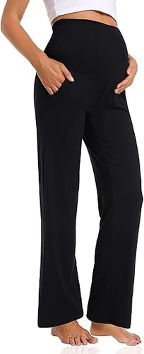 Wide Leg Pocket Cozy Maternity Pants