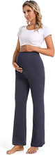 Load image into Gallery viewer, Wide Leg Pockets Cozy Maternity Pants