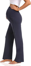 Load image into Gallery viewer, Wide Leg Pockets Cozy Maternity Pants
