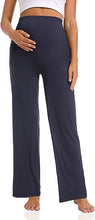 Load image into Gallery viewer, Wide Leg Pockets Cozy Maternity Pants