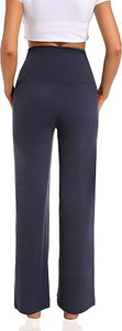 Wide Leg Pockets Cozy Maternity Pants