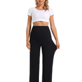 Black_Black_Wide_leg_Pants_Comfort_Fit
