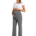 Black_Melange_Gray_Wide_leg_Pants_comfort_fit
