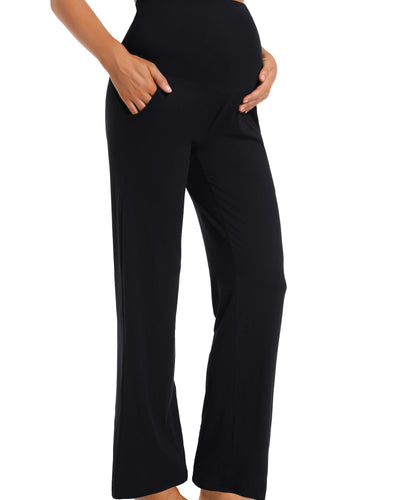 Foucome Cozy Wide Leg Maternity Lounge Pants