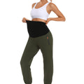 Green_Maternity_Joggers_with_high_waist