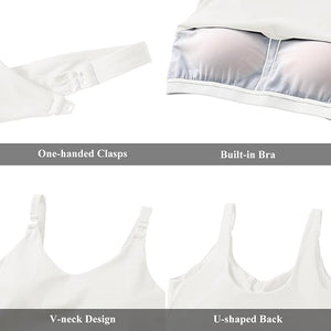 Breastfeeding | Maternity  Nursing Tank Tops with Built in Bra