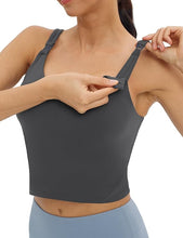 Load image into Gallery viewer, Breastfeeding | Maternity  Nursing Tank Tops with Built in Bra