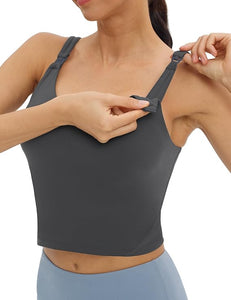 Breastfeeding | Maternity  Nursing Tank Tops with Built in Bra