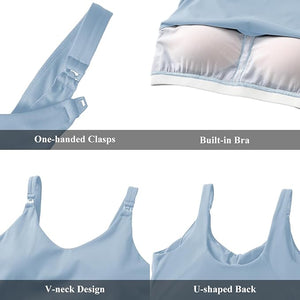 Breastfeeding | Maternity  Nursing Tank Tops with Built in Bra