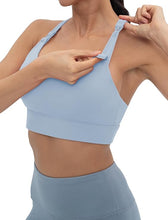 Load image into Gallery viewer, Breastfeeding Maternity Racerback Sports Nursing Bras