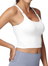 Load image into Gallery viewer, Breastfeeding Maternity Y-Back Racerback Sports Nursing Tank Tops With Bras