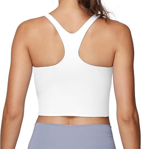 Breastfeeding Maternity Y-Back Racerback Sports Nursing Tank Tops With Bras
